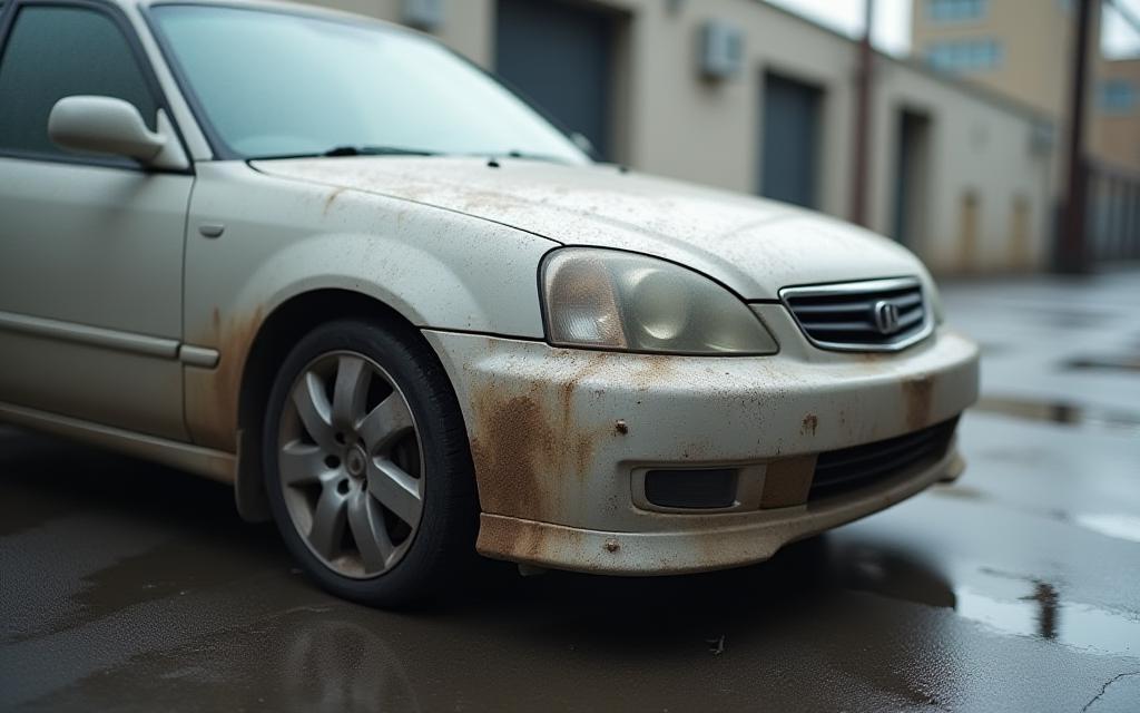 Sedan before detailing